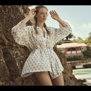 Doen Jo Dress in Red Dahlia